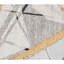 Hand Knotted Abstract Area Rug in Silver/Black/Beige-802590856