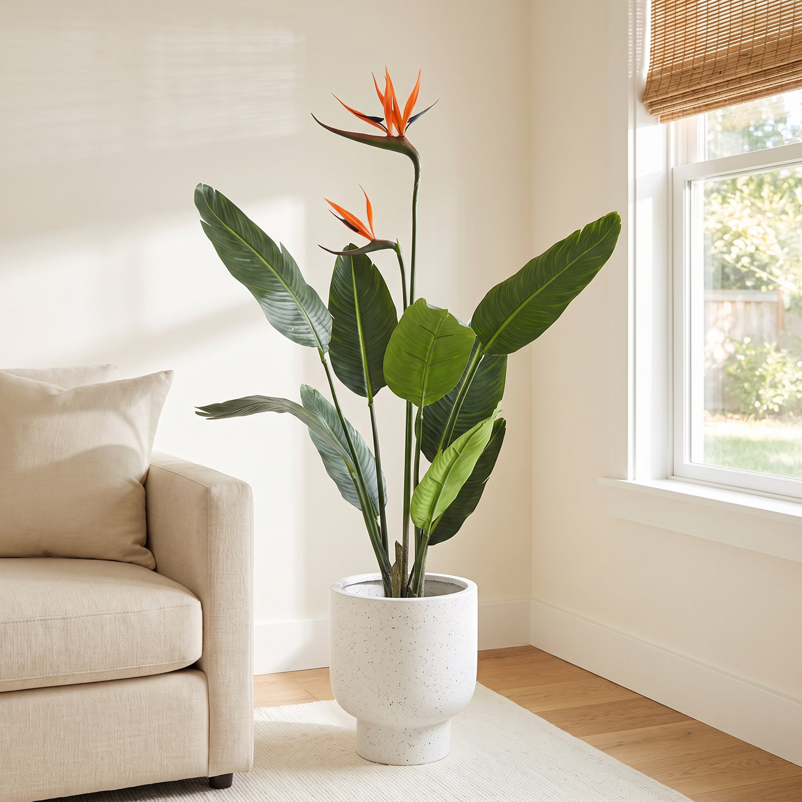 Bird of Paradise Tree in Pot, 36" H x 14" W x 14" D