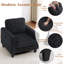 Chaises d'appoint Mid-Century avec dossier large-1186122522