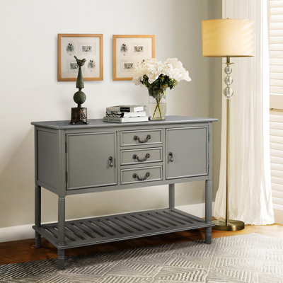 Console en bois massif 34,22 po Gowans