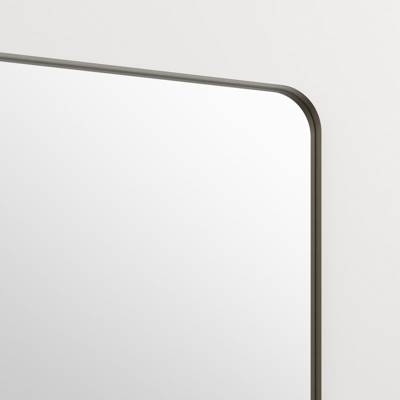 Weeksville Wall Mirror, 40" x 30", Bronze