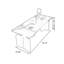 Bureau debout en bois manufacturé Deep Coffee-2020449487