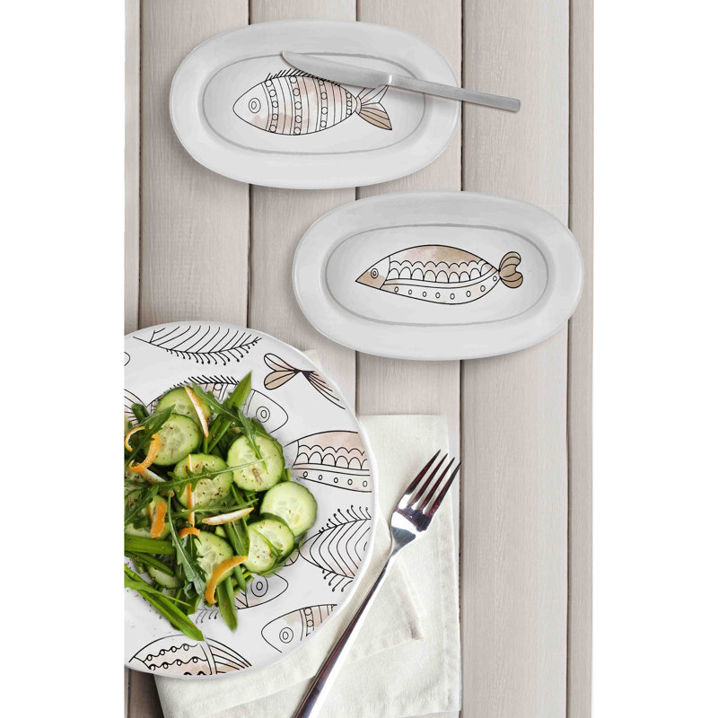 Ensemble d'assiettes à dîner 2 pièces Juri