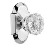 Cottage Plate with Crystal Door Knob