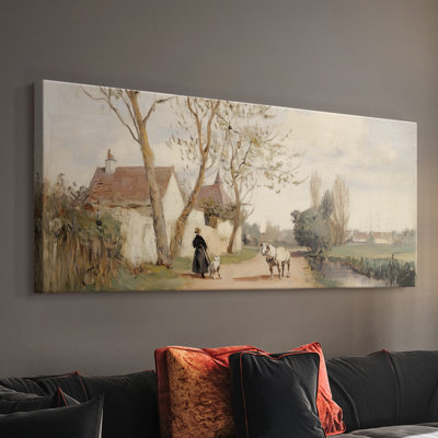 Série paysage - CXCI - Toile tendue avec châssis - Prêt à accrocher