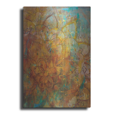 Red Barrel Studio® 'Bohemian Abstract Bright' by Danhui Nai, Metal Wall Art