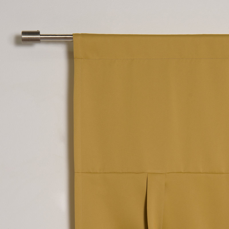 Room Darkening Tie-Up Window Shade, Mustard