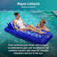 Inflatable Tanning Pool Lounger, Pool Float With Cupholders And Removeable Pillow For Relaxation And Fun