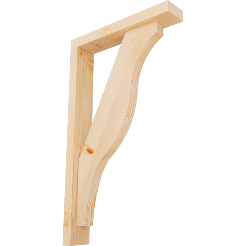 Support Funston Block avec support décalé, Sapin Douglas de l 3 1/2 (lisse), 30 po x 18 po
