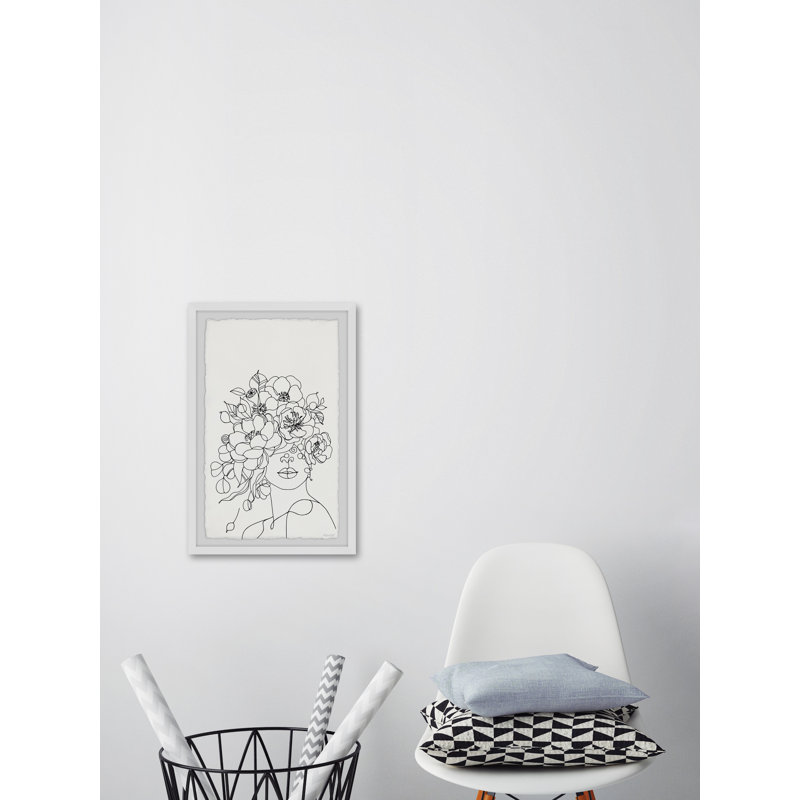 Every Flower Blooms - Single Picture Frame Print, 45cm H x 38cm W