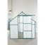 Serre extérieure 6 x 8 pi - Base galvanisée et panneau en polycarbonate pour une construction de performance durable Toit réglable Conditions de plantation optimales-131471134
