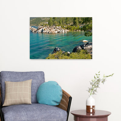 Boulders At Sand Harbor Lake Tahoe Nevada Usa Abstract Contemporary Landscape Nature Art