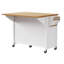 K&K 52'' Kitchen Island With Drop Leaf-2087471548