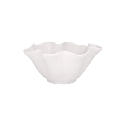 Ceramic Coral Bowl White