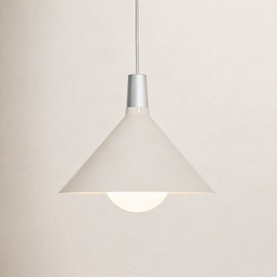 Bower Single Light Aluminium Dimmable Pendant