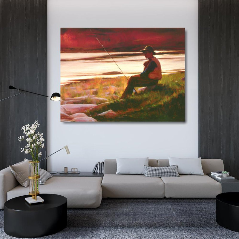 Scouting The Hatch, 36" H x 48" W
