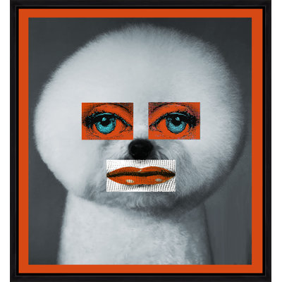 Puffball 2 Framed Painting Canvas by Jeffrey Goodman