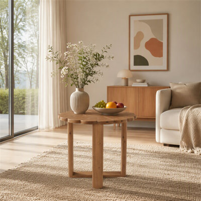 with Solid Wood Base Dining Table