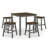 Haikey 4 - Person Four Leg Dining Set-1453415662-1353094942