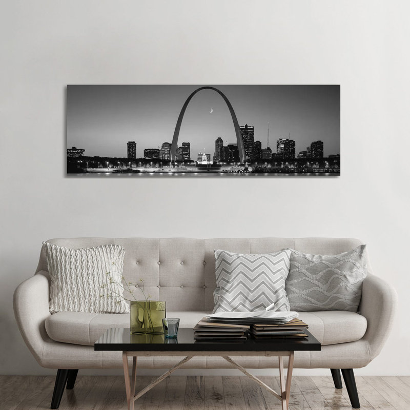 Skyline, St. Louis, MO, USA - Wrapped Canvas Panoramic Print, 182.88 cm H x 60.96 cm W