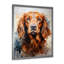 «Dog Irish Setter Impressions II», reproduction sur toile-1415623031-1415623039
