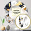 Miroir mural rond en aluminium Deztinee
