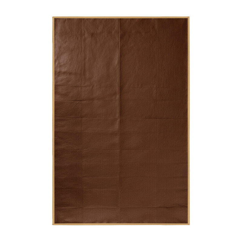 Tapis brun uni lavable à la machine, Rectangulaire 8 pi x 12 pi