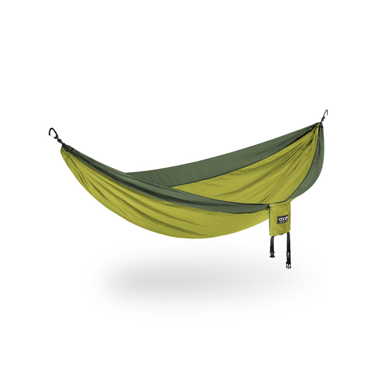 Camping Hammock, 33'' H x 66'' W x 114'' L, Melon/Olive