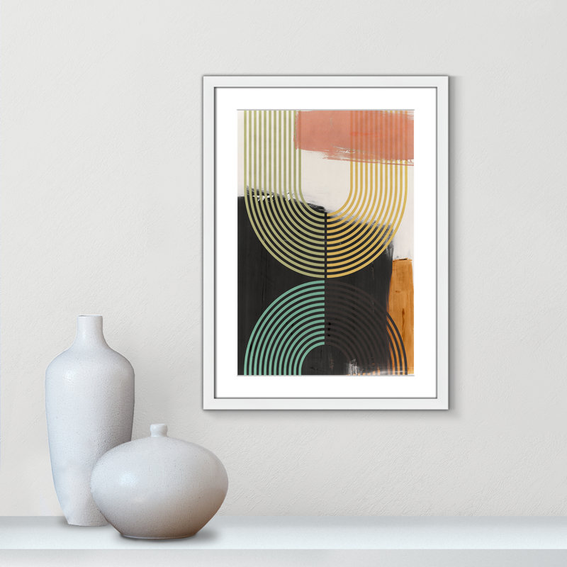 «Bolded II» par Isabelle Z, Blanc satiné, L 17 po x H 23 po, Matted Print