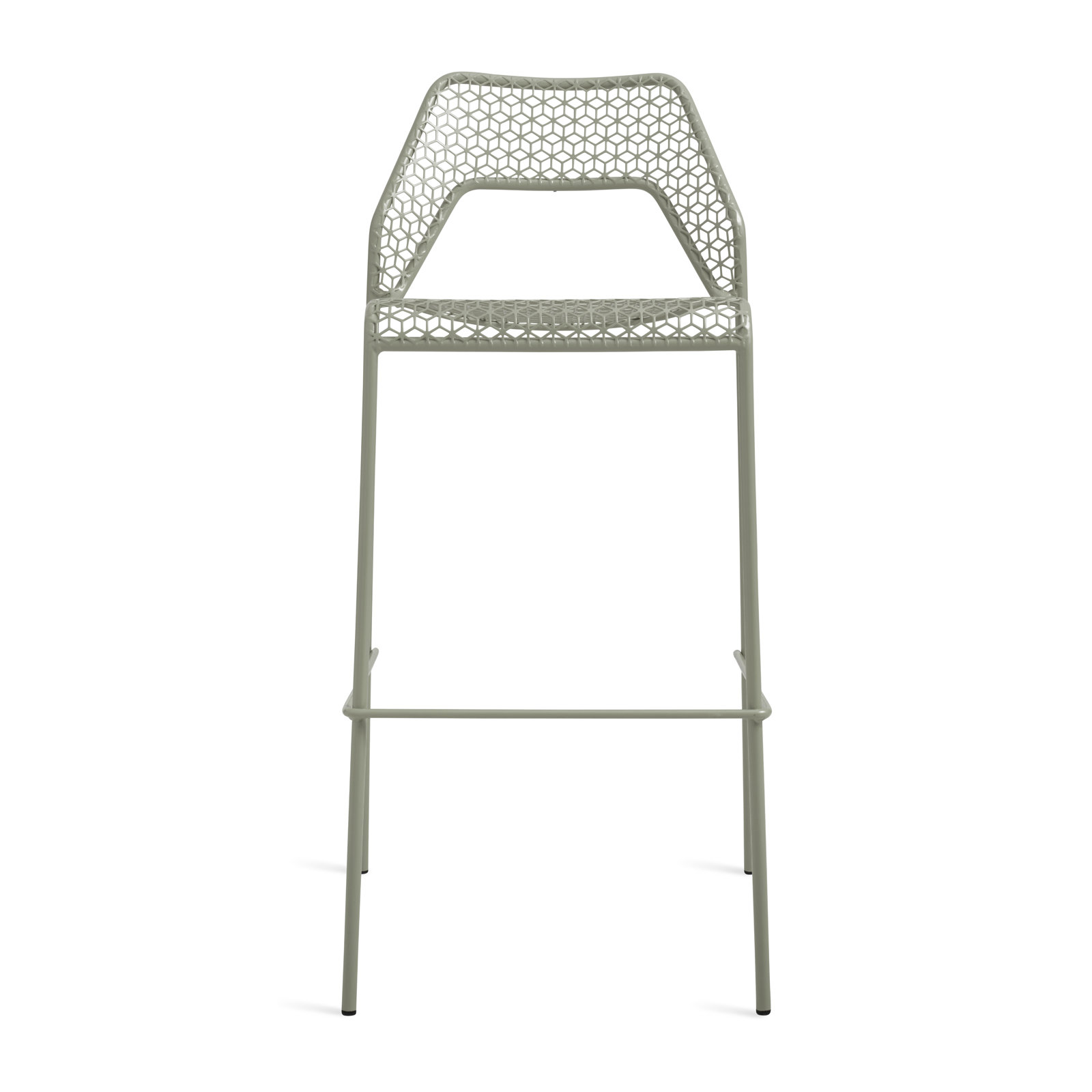 Hot Mesh Outdoor Bar Stool, Gray Green, Bar Stool (30.5" Seat Height)