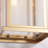 1-Light Brass Outdoor Sconce