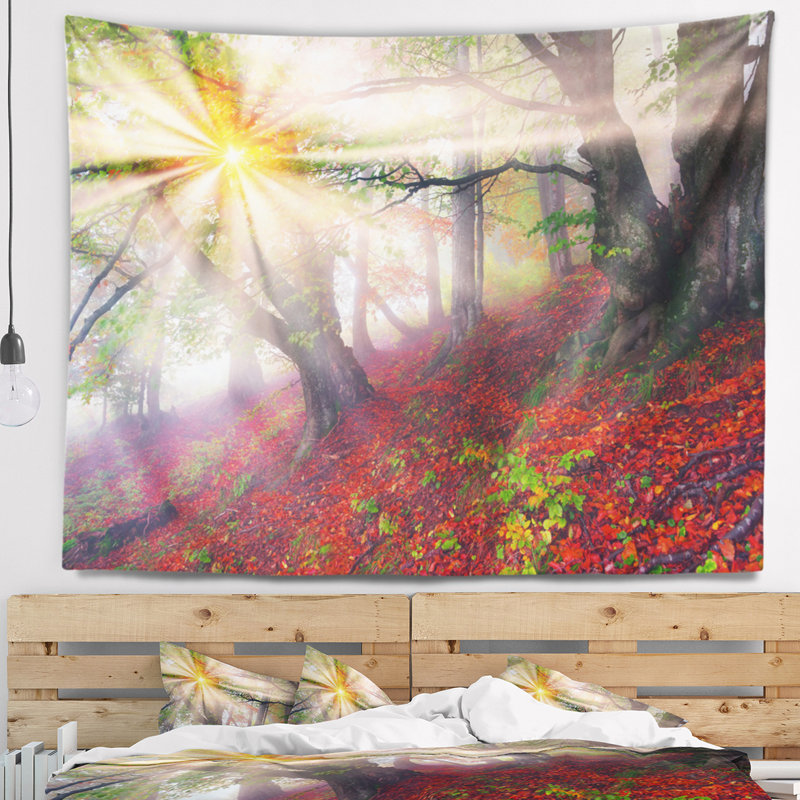 Landscape Polyester Tapestry, 68" H x 80" W