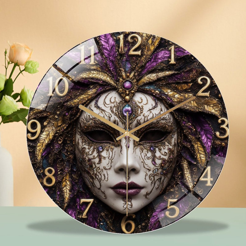 Horloge murale Masquerade