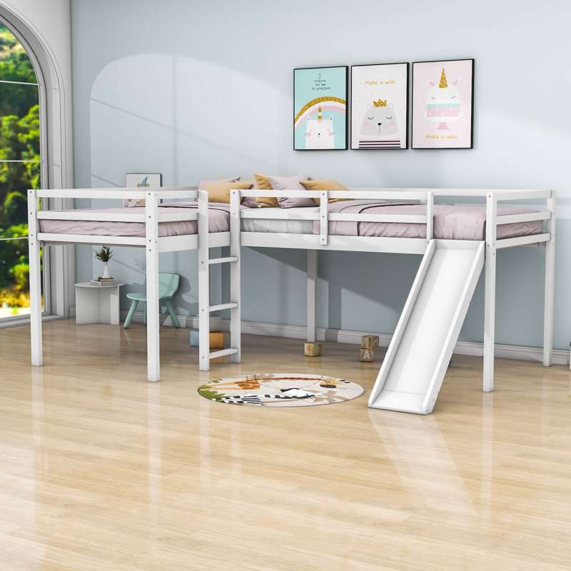 Lit mezzanine simple Gudrin par Harriet Bee, Blanc