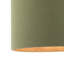 Sleek Lamp Shade In Linen Fabric With Bronze Resin Inner By-627226295