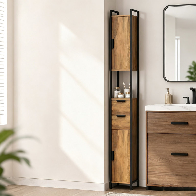 Freestanding Linen Cabinet