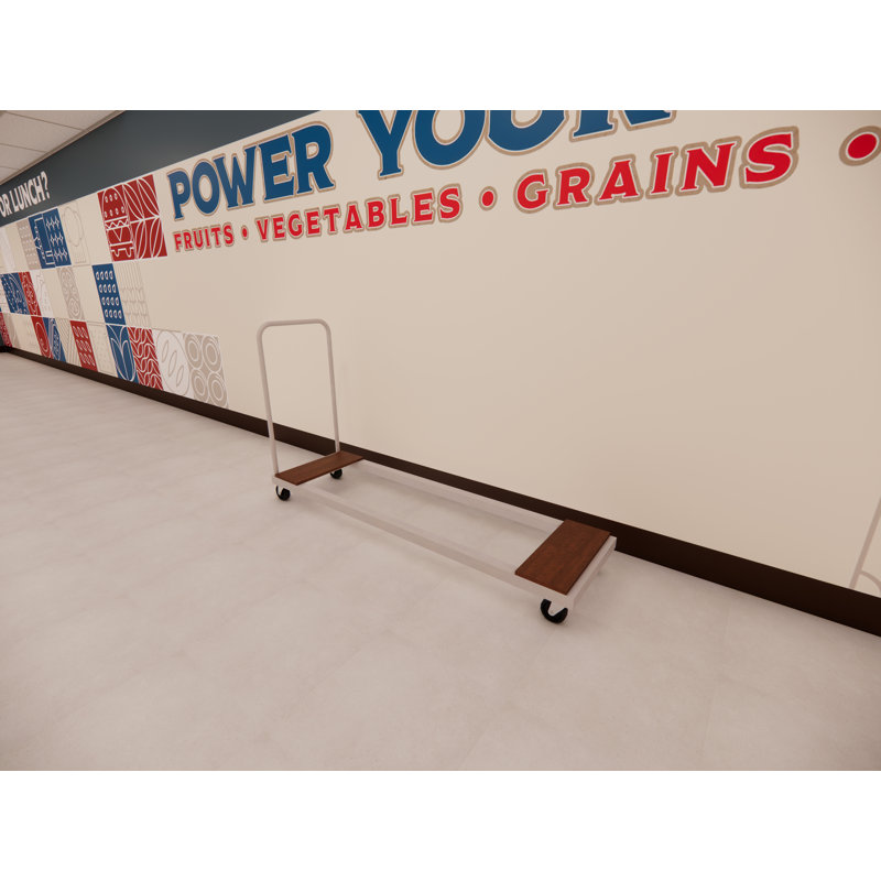 Chariot de table robuste, H 20 po x l 72 po x P 36 po