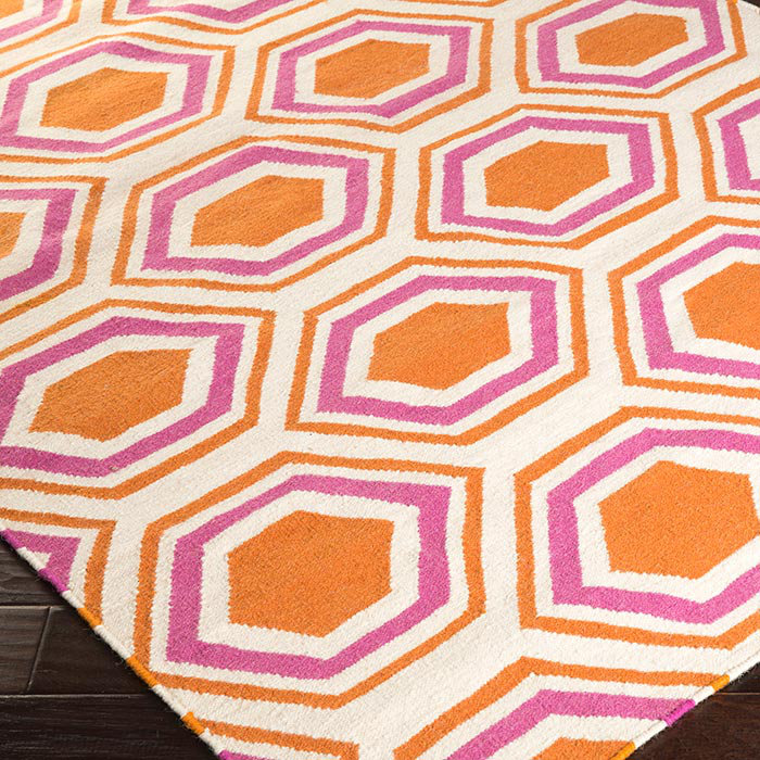Irving Place Wool Geometric Indoor Rug