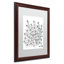 « simple fleur doodle », impression sur toile encadrée-19607734-19607735-70708285