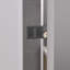 44 - 48 "X76" Quincaillerie de douche coulissante en verre, porte de salle de bain double avec verre trempé transparent de 1/4 "de 6 mm, tendance et sécuritaire, étape par étape-130847661