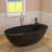 Fslefay 65'' Freestanding Bathtub Solid Surface Deep Soaking Tubs-124822463