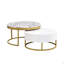Table basse gigogne moderne avec tiroirs Modern