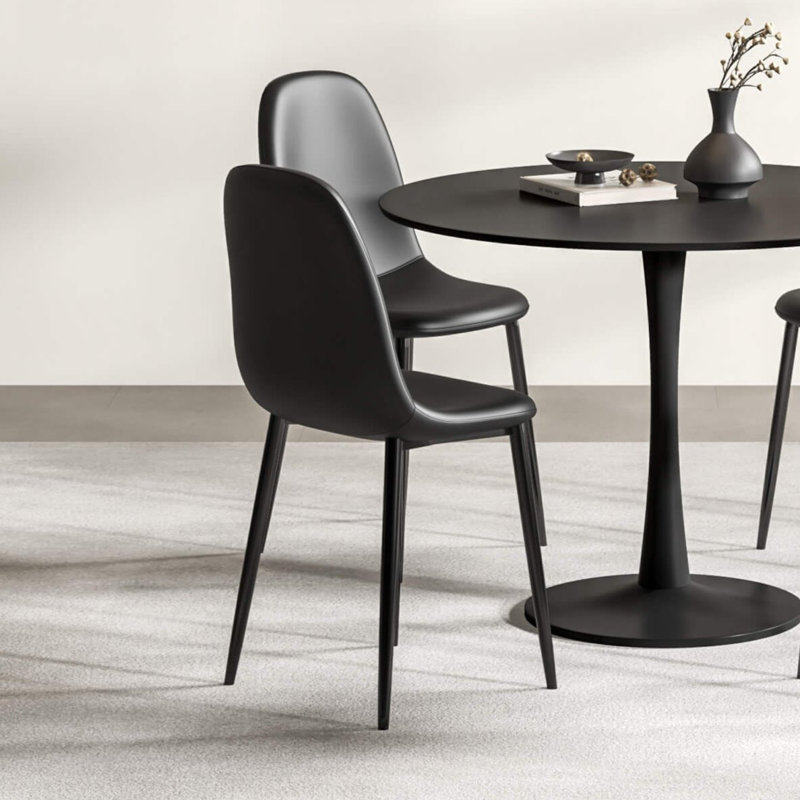 Chaise d'appoint Jomarion, Noir