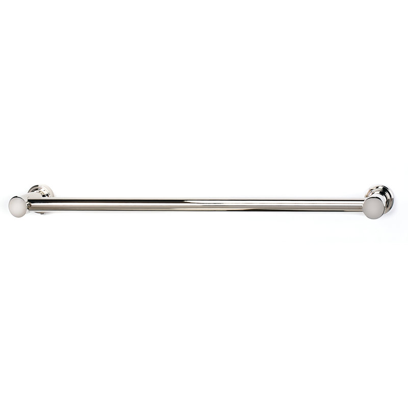 Infinity Wall Mounted Towel Bar, Polished Nickel