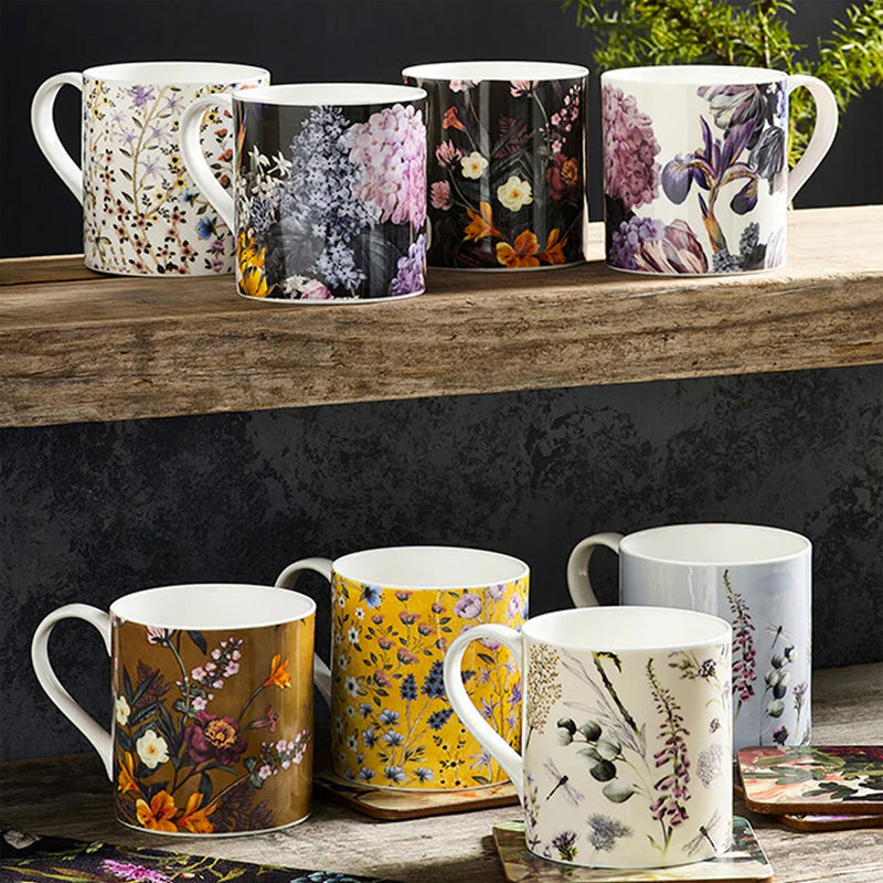 MM Living Set of 2 Mugs 420ml - Julia, Black