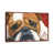 Classic Brown Wood Floater Framed