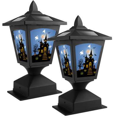 Paquet de 2 lampes de poteau de clôture à DEL