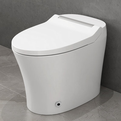 Bathroom Smart Toilet With Adjustable Heated Seat & Efficient Flushing Technology Strong Performance