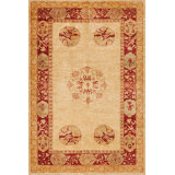 Peshawar One-of-a-Kind Rectangle 6'9" x 10'1" Hand Knotted Area Rug