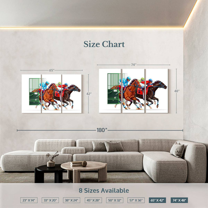 Sireci Derby, 42" H x 65" W